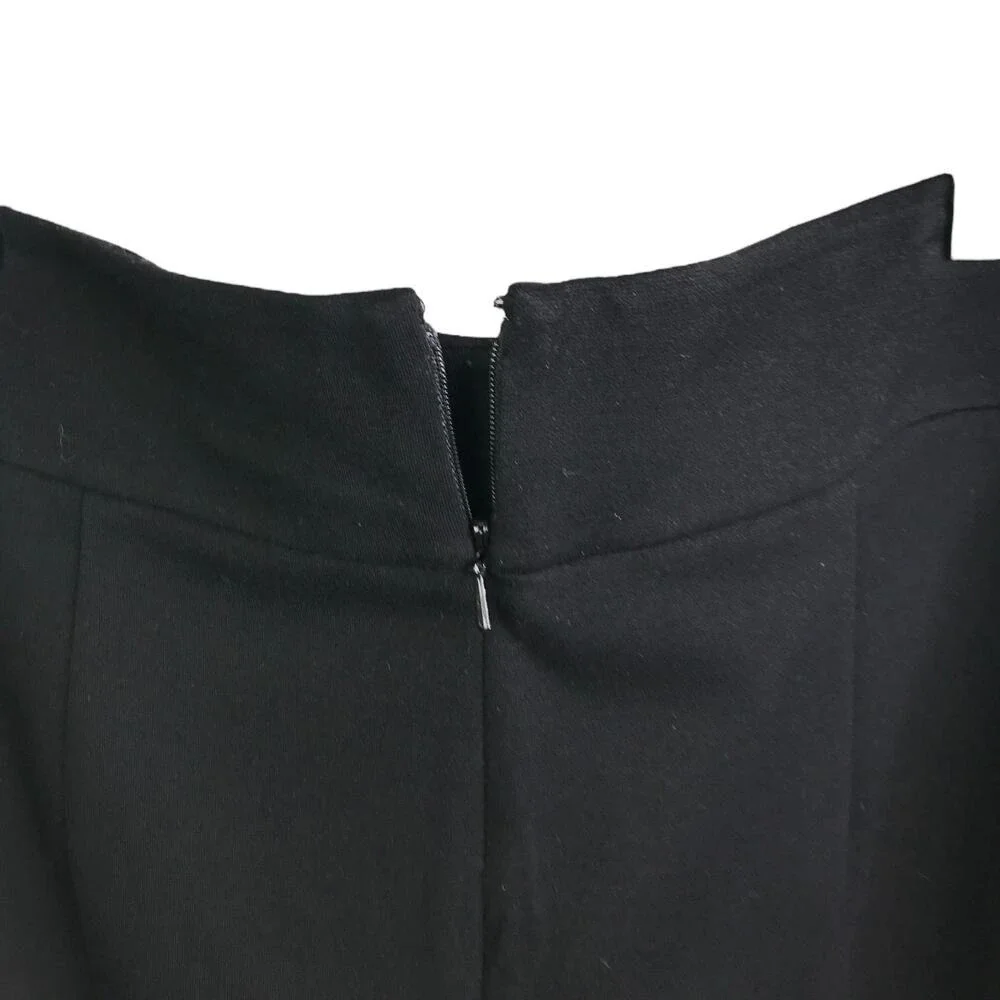 White House Black Market Skirt Women XS Black Mini‎ A-Line Minimalist Career